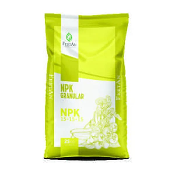 Granular NPK 15-15-15 fertiliser bag