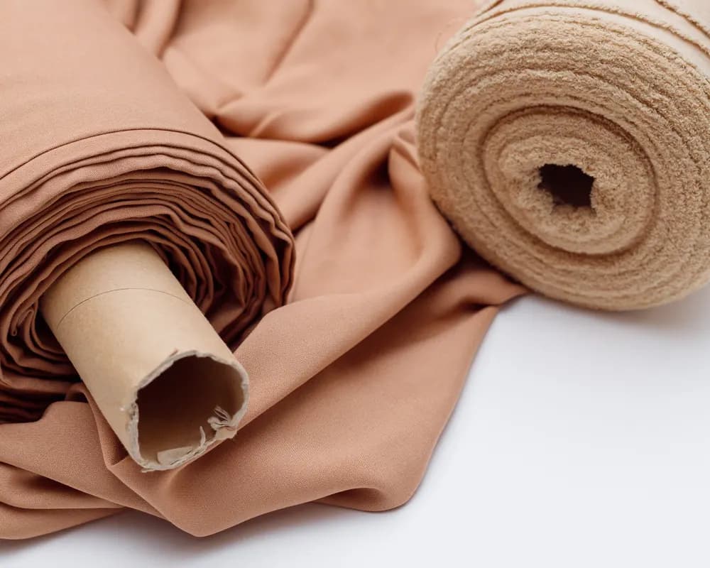Rolls of soft viscose fabric